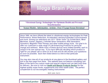 Tablet Screenshot of megabrainpower.com